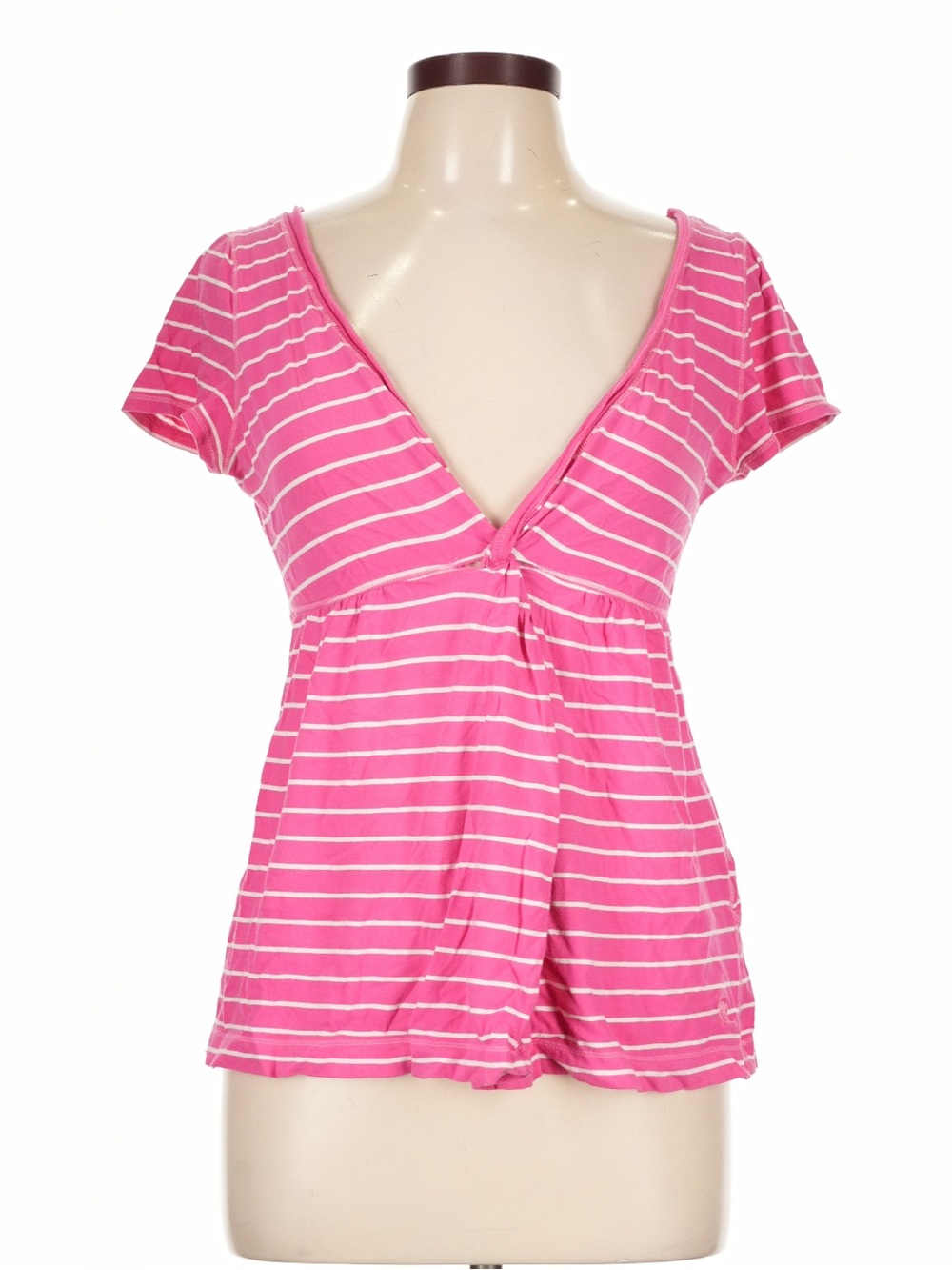 Vintage Y2K Abercrombie & Fitch 2000s Striped Babydoll Top